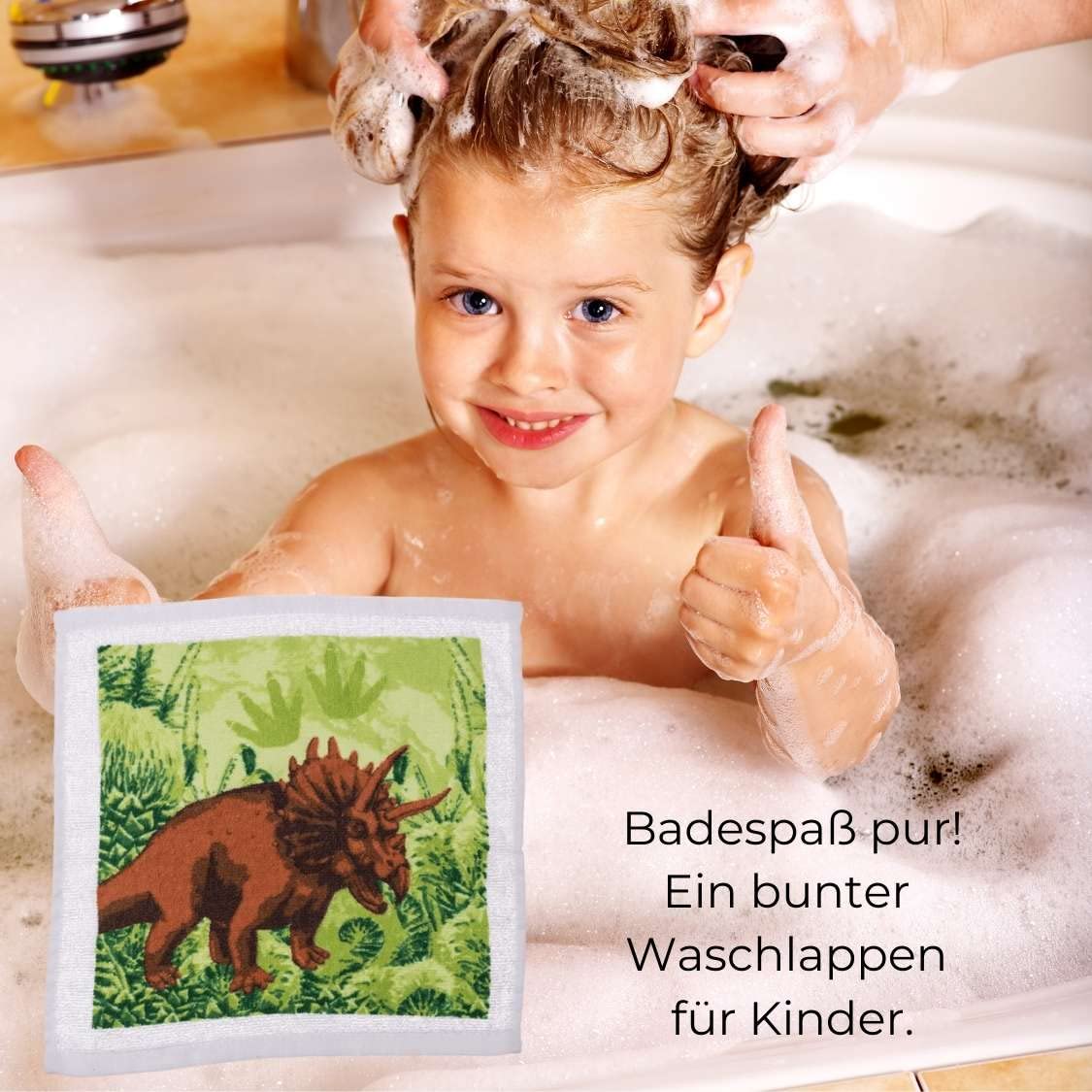 12er Set Zaubertuch | Magisches Handtuch | Dino