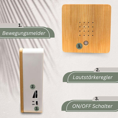 Vogelgezwitscher Soundbox aus Bambus - 15-0006