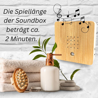 Vogelgezwitscher Soundbox aus Bambus - 15-0006