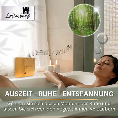 Vogelgezwitscher Soundbox aus Bambus - 15-0006