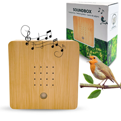 Vogelgezwitscher Soundbox aus Bambus - 15-0006