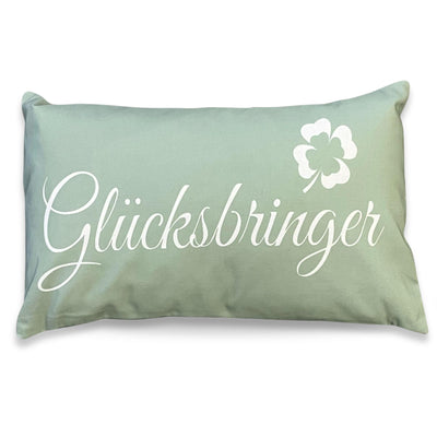 10-0121 Gluecksbringer Kissen mint grün