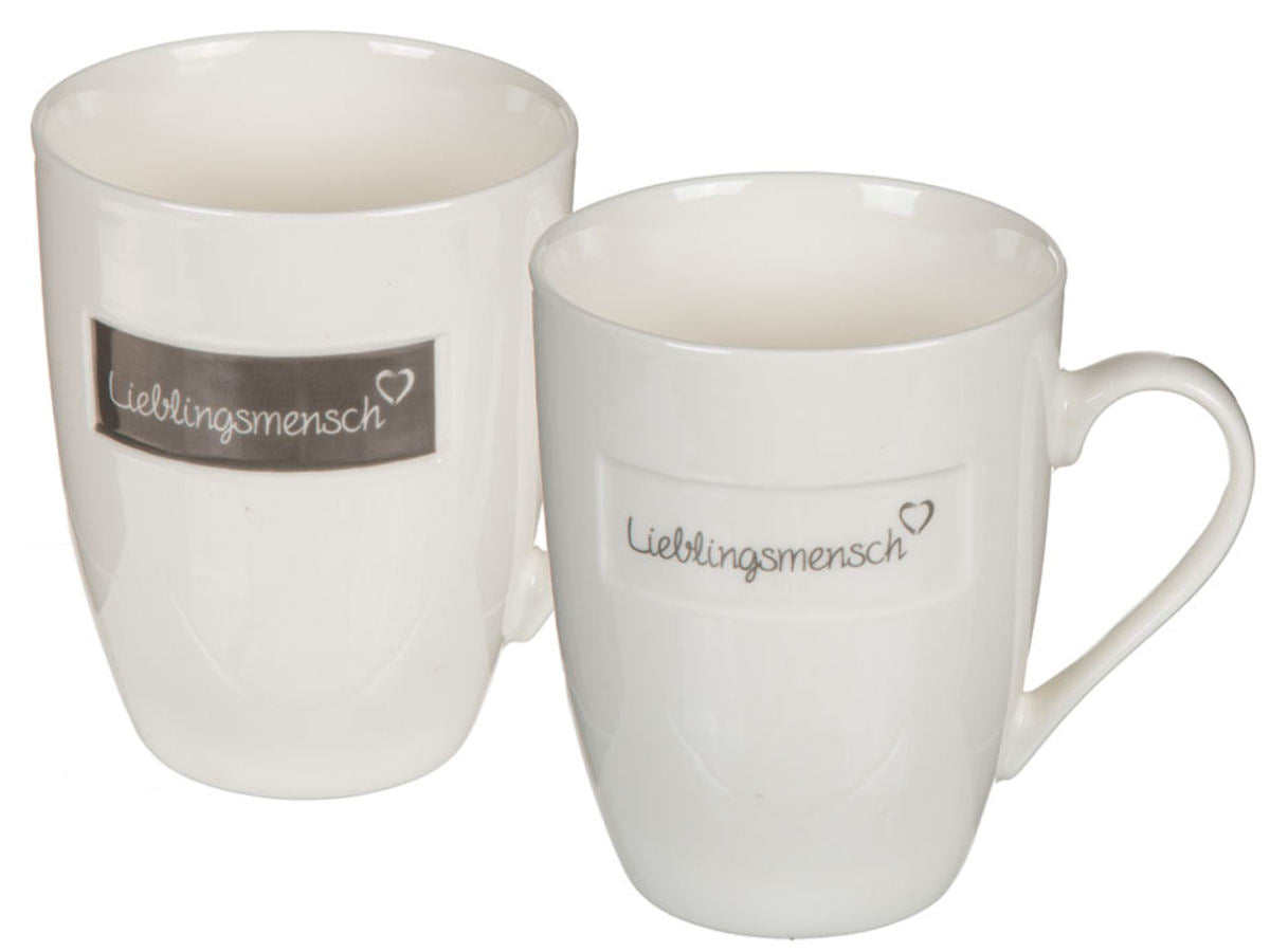 4er Set | Tasse LIEBLINGSMENSCH | 2fach sortiert