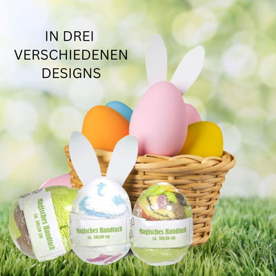 12er Set | Magisches Handtuch | Osterei Hase