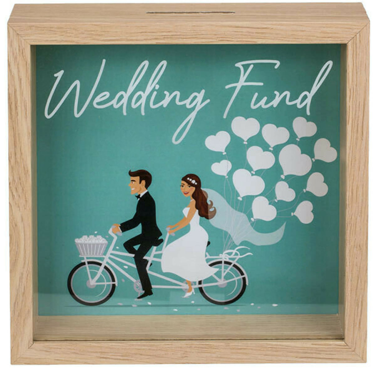 Spardose Wedding Fund | Hochzeitsspardose | Braun