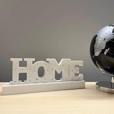 LED Schild | Schriftzug "HOME" | Weiß