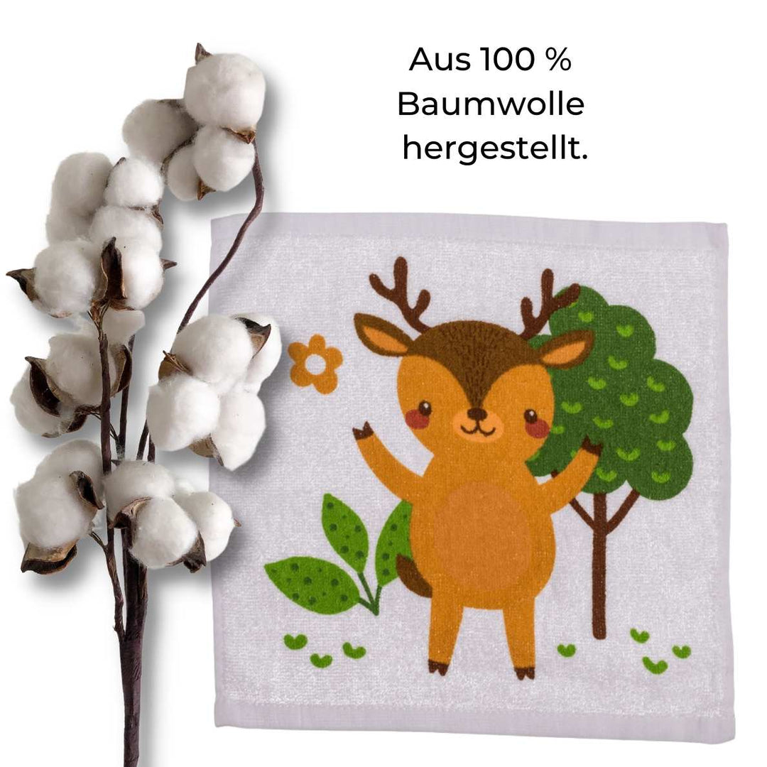 6 Magische Zauber-Handtücher Mit Farmtier-Motiven – Wachsen In Wasser, Ca. 30x30 Cm