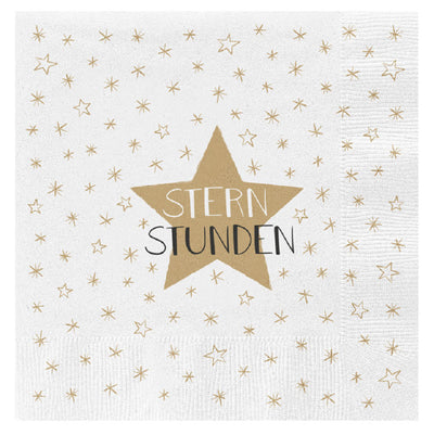 6er Set Weihnachts-Servietten | Sternstunden | 120 Servietten