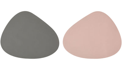 4er Tischset | Stone PVC (grau-rosa)